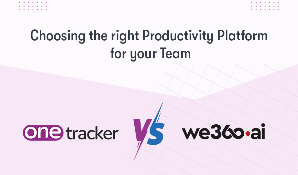 one tracker vs we360